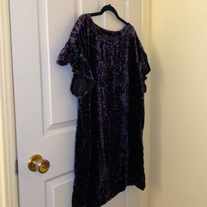 Velvet Floral Dress